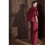 IS COMING - Blouse manches ballons cerise 