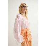 LAURENCE BRAS - Blouse  asymétrique Joina rose pâle