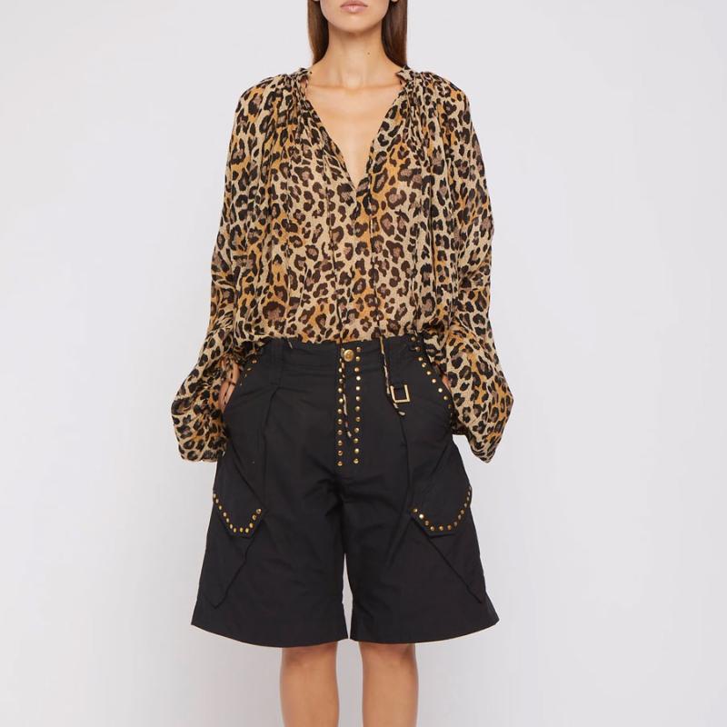 LAURENCE BRAS - Blouse Congo léopard