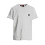 PARAJUMPERS - Tee shirt logo patch beige