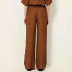 SESSUN - Pantalon Tancreto cognac - SOLDES 