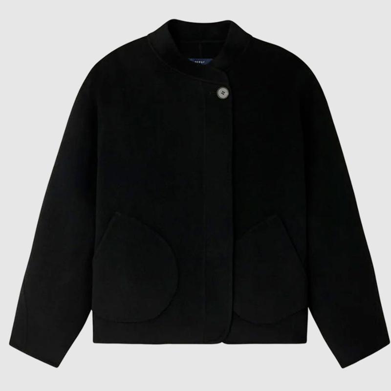 SOEUR - Veste Windsor noir en cachemire 