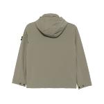 STONE ISLAND JUNIOR - Veste logo patch sauge 
