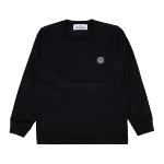 STONE ISLAND - Tee shirt manches longues noir - Nouveauté