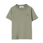 stone island junior - Tshirt kaki