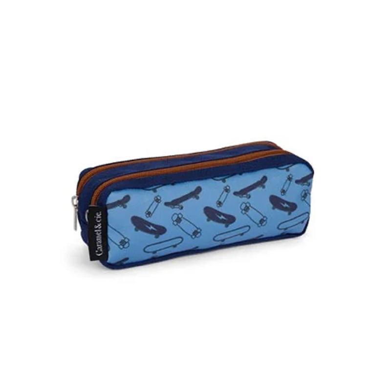 CARAMEL & CIE - Trousse double skates bleu - Nouveautés 