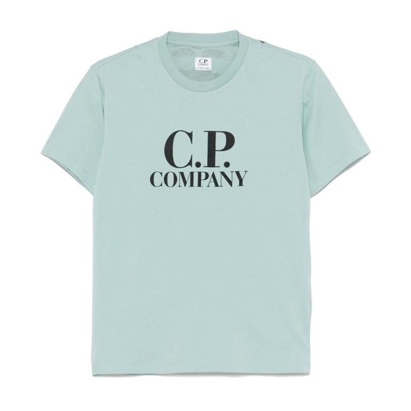CP COMPANY UNDERSIXTEEN - Tee shirt bleu lagon 