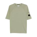 CP COMPANY UNDERSIXTEEN - Tee shirt sauge green  patch logo - Nouveauté