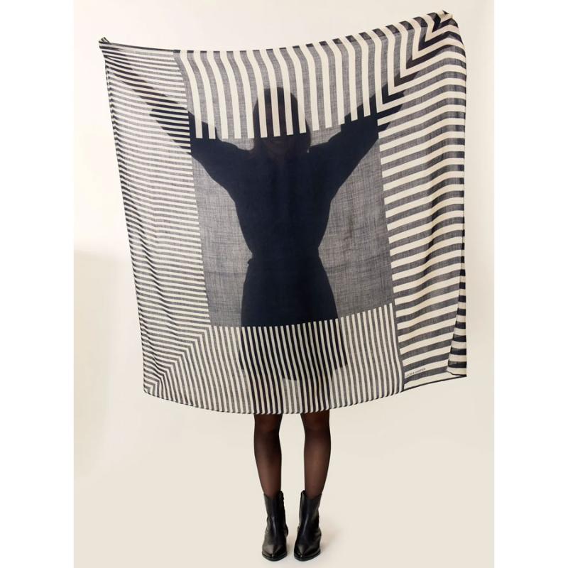 LEON & HARPER - Étole Emile noir