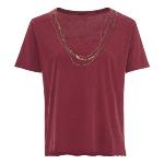 LEON & HARPER - Tee shirt Tizia Bing wine - Nouveauté