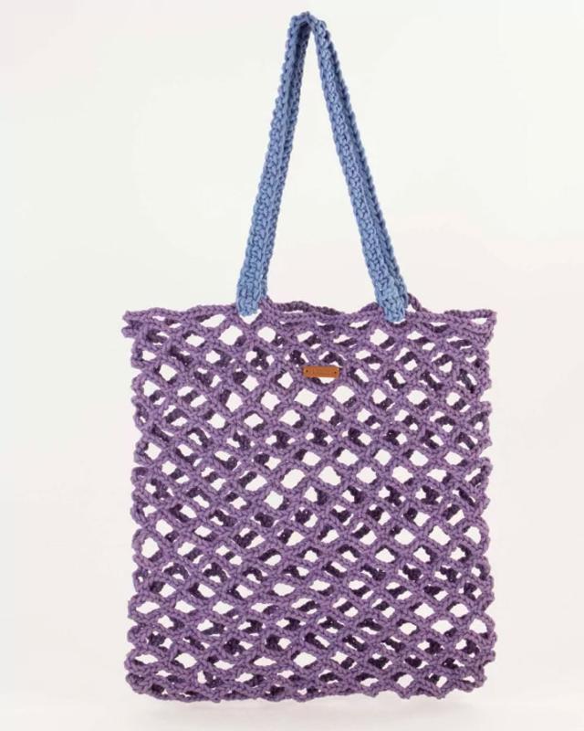 SESSUN - Sac filet mauve Poppy 