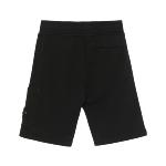 STONE ISLAND JUNIOR - Bermuda en molleton cnoir