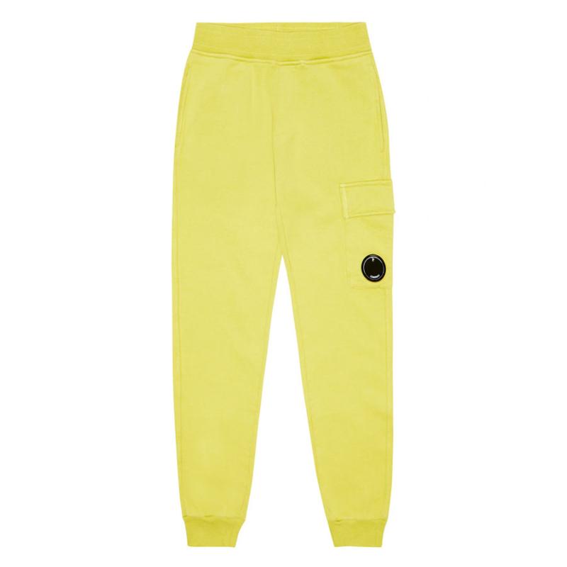 STONE ISLAND JUNIOR - Pantalon en molleton jaune