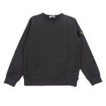 STONE ISLAND JUNIOR - Sweat compass anthracite - Nouveauté 