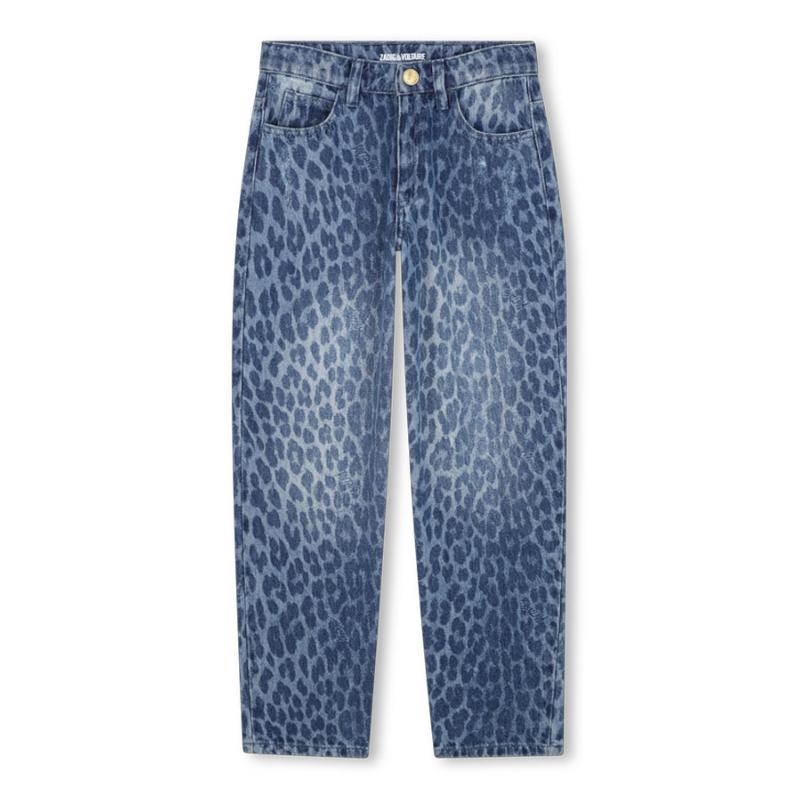 ZADIG & VOLTAIRE - Jean imprmé léopard