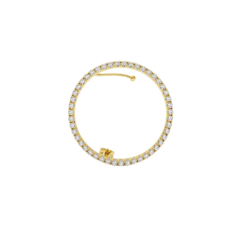 BILLION AVENUE - Bouton d'oreille Kay diamond gold droite