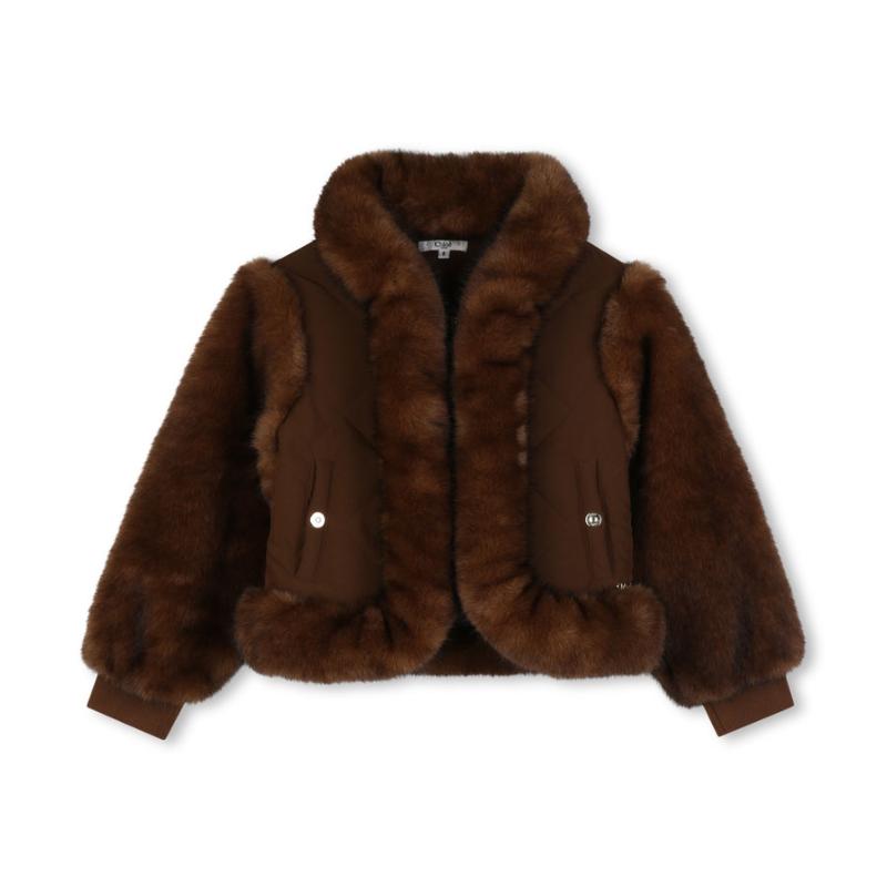 CHLOE - Blouson en fausse fourrure Mini me 