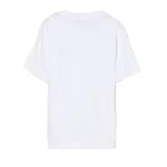 stone island junior - Tshirt logo patch blanc