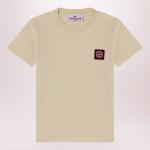 stone island junior - Tshirt logo patch sable