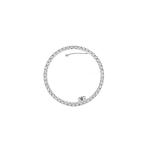 BILLION AVENUE - Bouton d'oreille Kay diamond argent gauche 