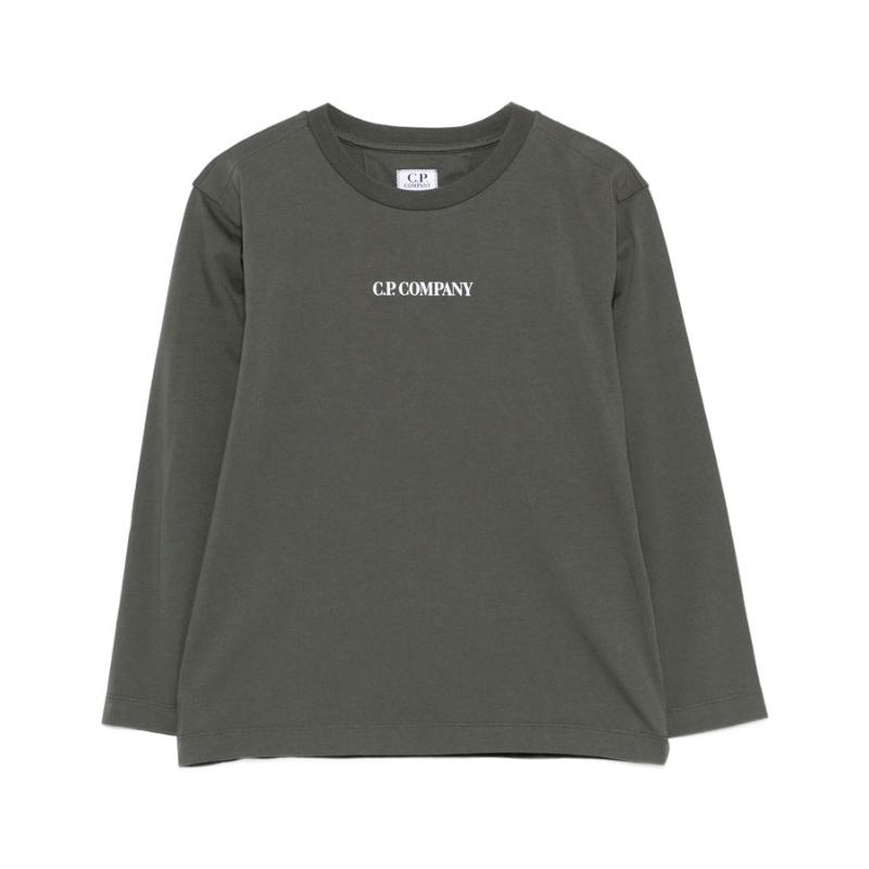 CP COMPANY UNDERSIXTEEN - Tee shirt taupe manches longues - Nouveauté