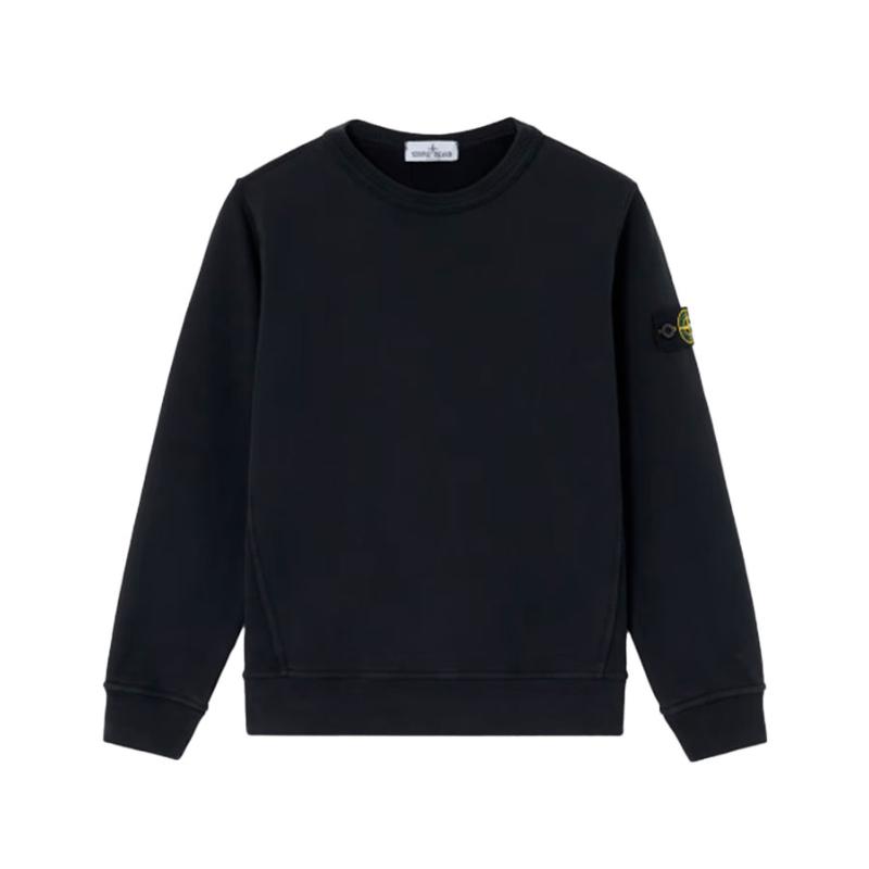 STONE ISLAND JUNIOR - Sweat noir - Nouveauté 