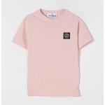 stone island junior - Tshirt logo patch rose