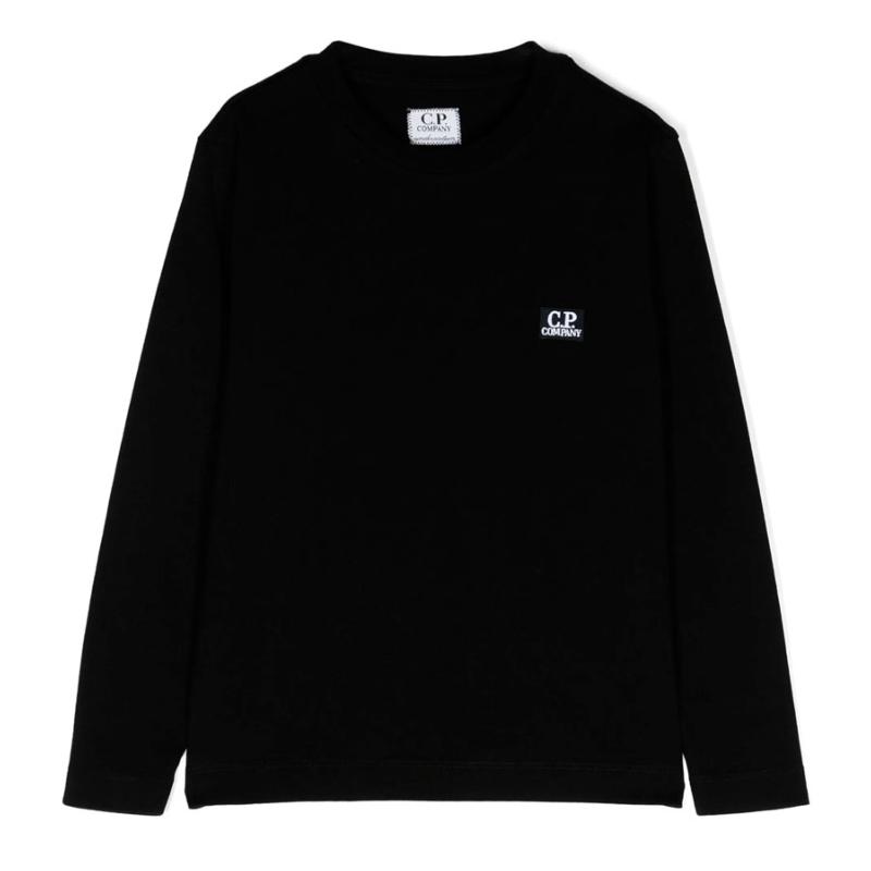 CP COMPANY UNDERSIXTEEN - Tee shirt noir manches longues  - Nouveauté