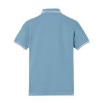 STONE ISLAND - Polo manches courtes bleu 