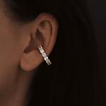 BILLION AVENUE - Bague d'oreille Iris diamond gold 
