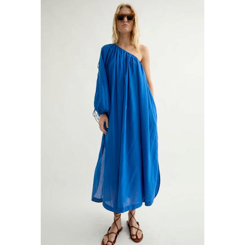 LAURENCE BRAS - Robe asymétrique Joina bleu
