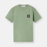 stone island junior - Tshirt logo patch anis - Nouveauté 