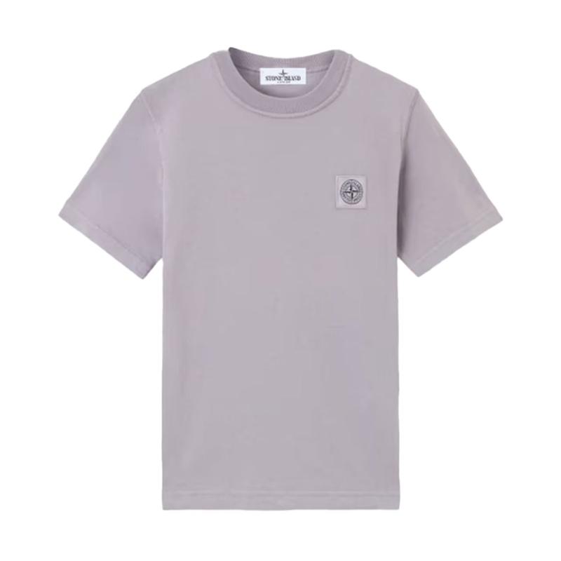 stone island junior - Tshirt lilas