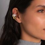 BILLION AVENUE - Bague d'oreille Ara diamong gold 
