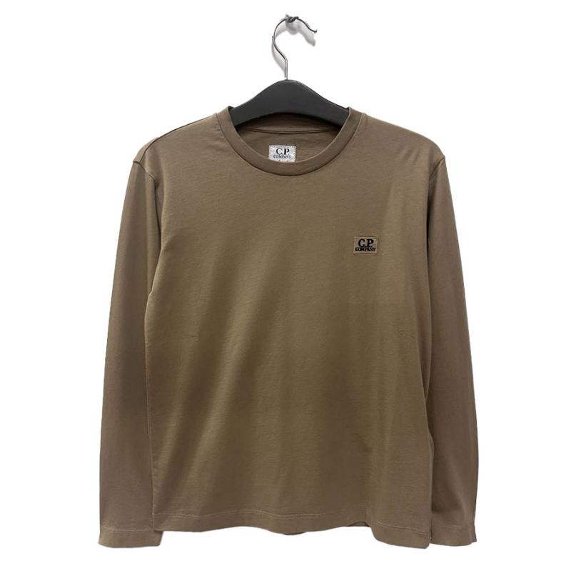 CP COMPANY UNDERSIXTEEN - Tee shirt camel manches longues  - Nouveauté