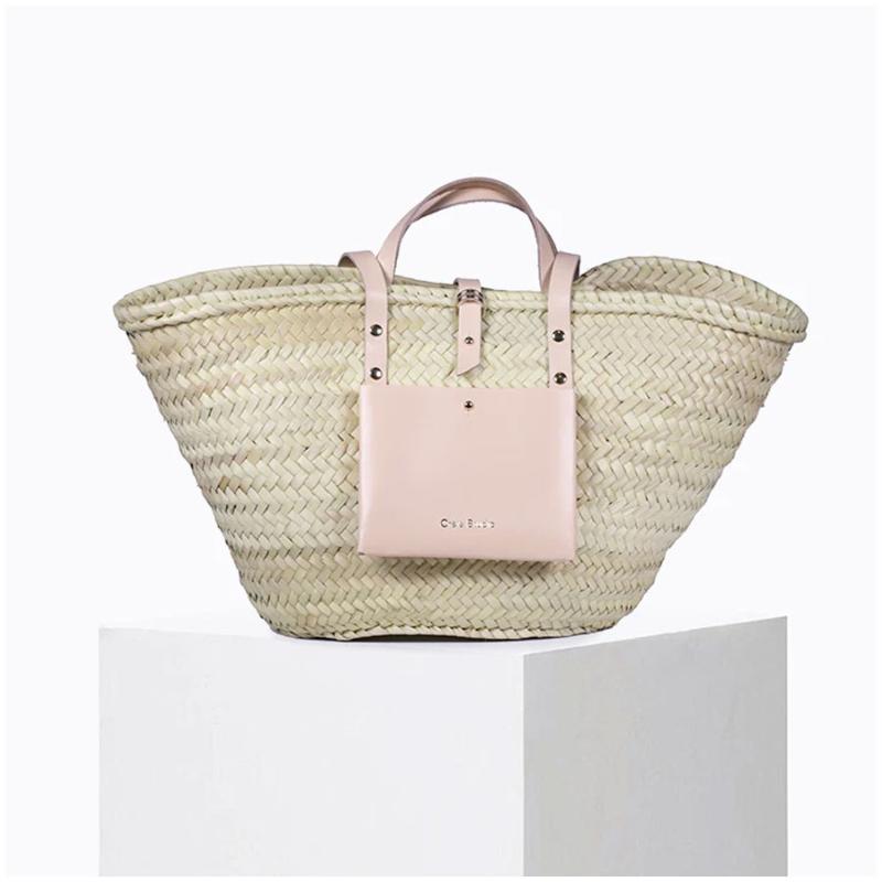 CRAIE STUDIO - Panier moyen rose pale 