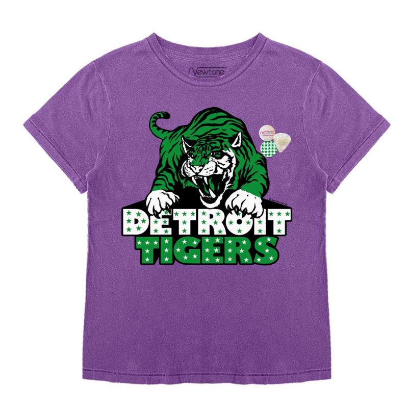  NEWTONE BRAND - Tee shirt Starlight Tigers purple