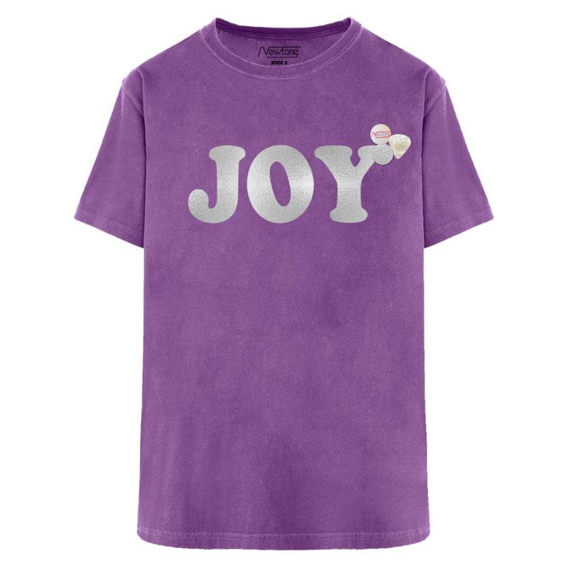  NEWTONE BRAND - Tee shirt trucker Joy purple