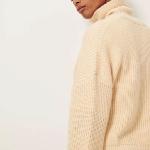 SESSUN - Pull col roulé Montfort écru -  Prix doux