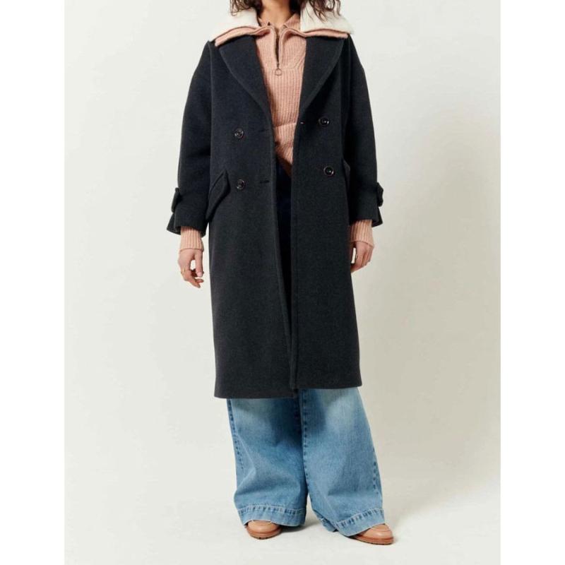 SESSUN - Manteau Mia carbone 