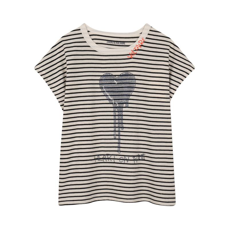 ZADIG & VOLTAIRE - Tee shirt rayé - SOLDES 