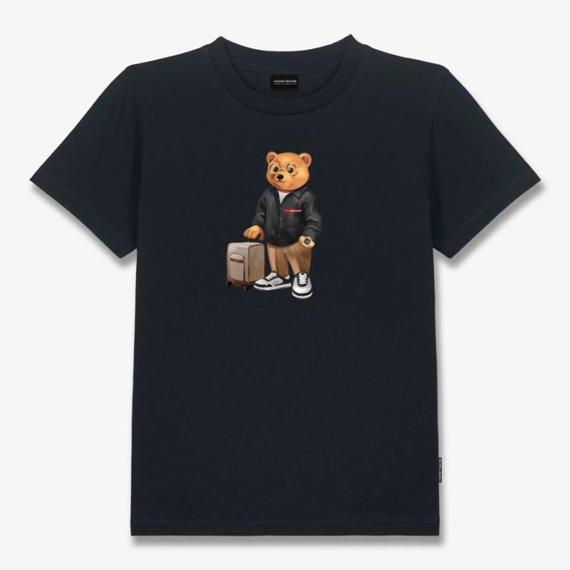 BARON FILOU - Tee shirt gris jetset noir - Nouveauté 