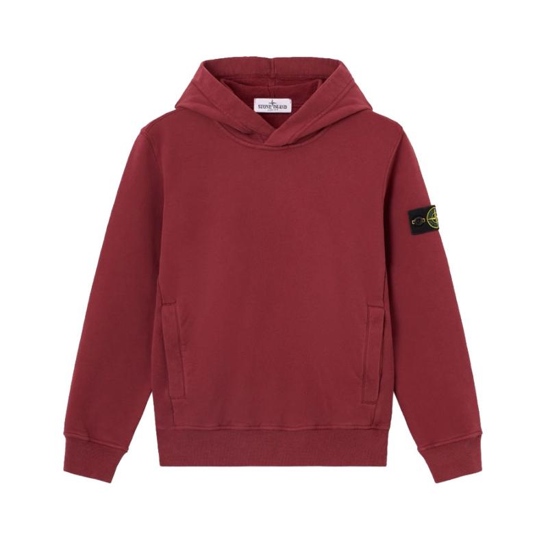 STONE ISLAND - Hoodie bordeaux - Nouveauté 
