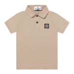 STONE ISLAND - Polo manches courtes sable