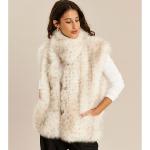 LABDIP - Gilet Bianca en fausse fourrure white