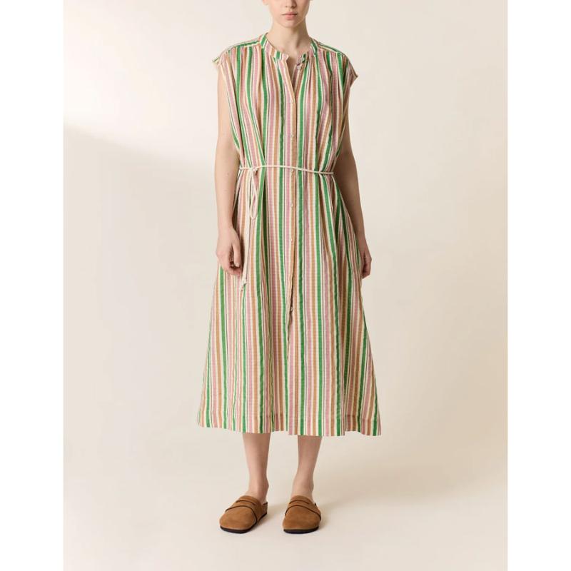 LEON & HARPER - Robe longue Richie stripes - SOLDES