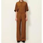 SESSUN - Pantalon Tancreto cognac - SOLDES 