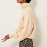SESSUN - Pull col roulé Montfort écru -  Prix doux