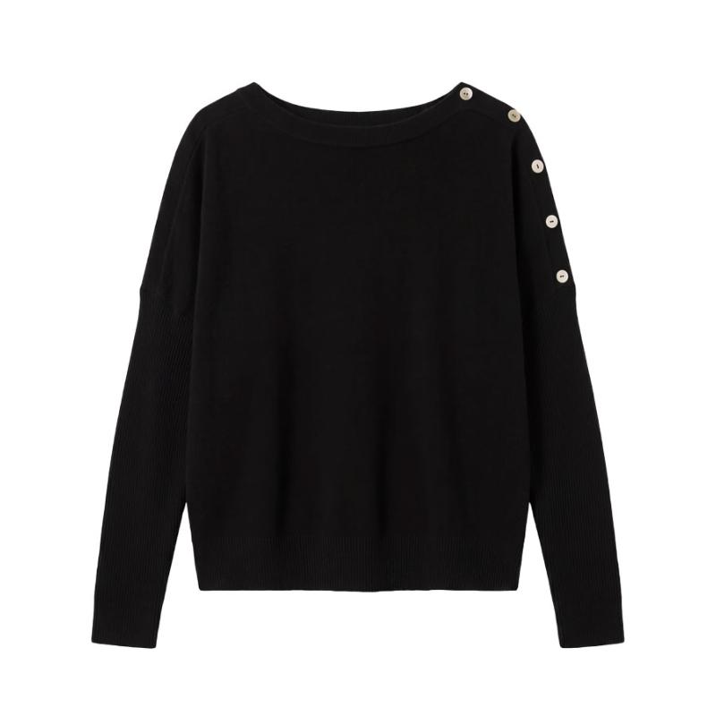 ABSOLUT CASHMERE - Pull Raphaella noir