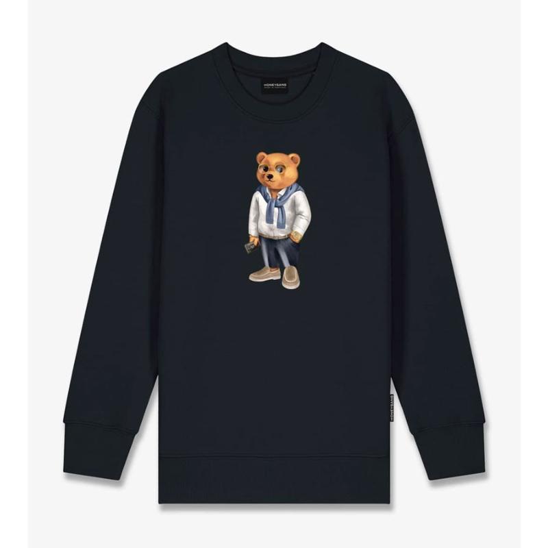 BARON FILOU - Sweat Honeygang  noir - Nouveauté